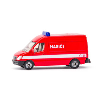 Siku hasiči dodávka, česká verze