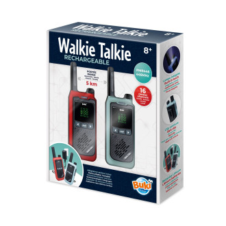BUKI Vysílačky Walkie Talkie 5km - dobíjecí baterie