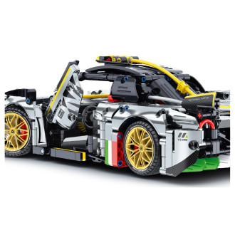Stavebnice iM.MASTER auto s mechanickým pohonem, 1237 dílků