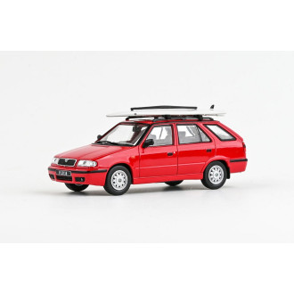 Škoda Felicia FL Combi (1998) surfovací prkno, Červená Rallye, 1:43