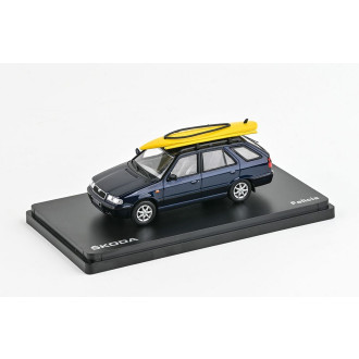 Škoda Felicia FL Combi (1998) surfovací prkno, Modrá Hlubinná Metalíza, 1:43
