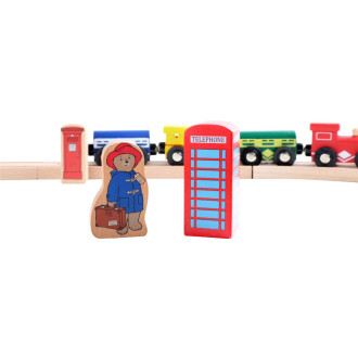 Small Foot Dřevěná vláčkodráha Paddington 43 dílů
