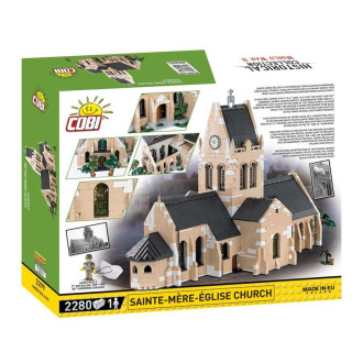 Cobi 2299 II WW Kostel Sainte-Mere-Eglise D-DAY, 2280 kostek
