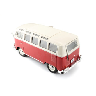 Maisto AssemblyLine Volkswagen Van Samba, červená, 1:25
