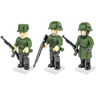 Cobi 2060 3 figurky s doplňky Německá armáda, 33 kostek
