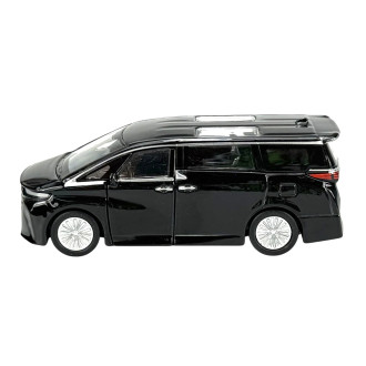 Welly Toyota Alphard 2024 Black, 1:34-39