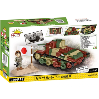 Cobi 3115 II WW Type 95 Ha-Go, 1:35, 380 kostek