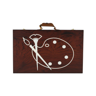 Art box kreativní sada 79ks v dřevěném kufříku 37x23x5cm