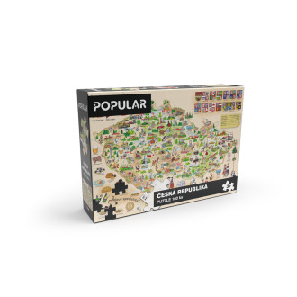 Popular Puzzle, Mapa České republiky, 160 ks