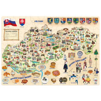 Popular Puzzle, Mapa Slovenska, 160 ks