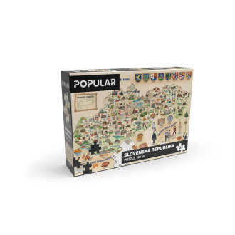Popular Puzzle, Mapa Slovenska, 160 ks
