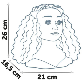 Smoby My Beauty Česací hlava Afro