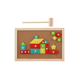 Created Korková zatloukačka s doplňky v krabici 33x24x4,5cm