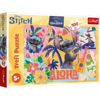Trefl Puzzle Stitch a přátelé v akci 100 dílků