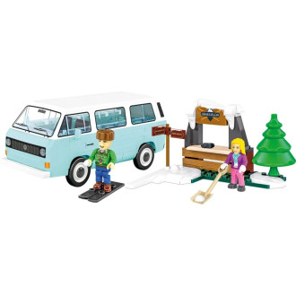 Cobi 24639 Volkswagen T3 zimní dobrodružství, 1:35, 189 kostek