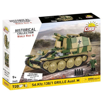 Cobi 2665 II WW Sd.Kfz. 138/1 Grille Ausf. M, 1:28, 720 kostek