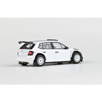 Abrex Škoda Fabia III FL Rally2 Evo (2019), Šotolinová kola Motorsport, 1:43, Bílá