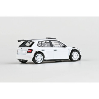 Abrex Škoda Fabia III FL Rally2 Evo (2019), Asfaltová kola Motorsport, 1:43, Bílá