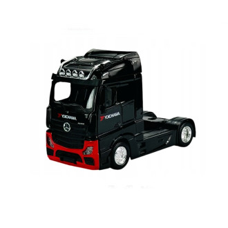 Bburago Haulers construction, Kamion M-B Actros Gigaspace s Bobcat nakladačem, 1:43