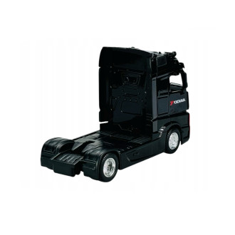 Bburago Haulers construction, Kamion M-B Actros Gigaspace s Bobcat nakladačem, 1:43