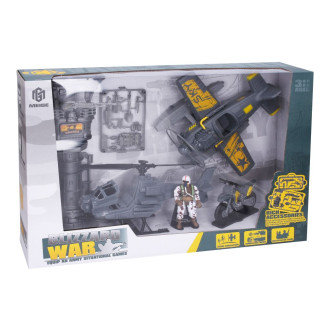 Wiky Vojenský set s letadlem 21cm