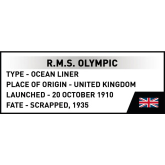 Cobi 1687 R.M.S. Olympic, 1:700, 595 kostek