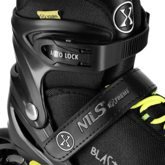 Kolečkové brusle NILS Extreme NA18168A Blaster černé vel.S (31-34)