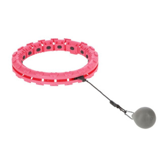 Masážní hula hoop Home FH03 se závažím a počítadlem růžová