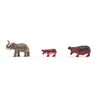 Faunika Zvířátka figurky sada v MEGA tubě - Safari
