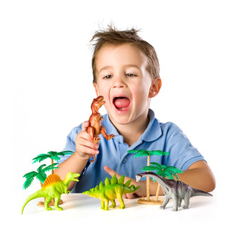 Faunika Zvířátka figurky sada v MEGA tubě - Dinosauři