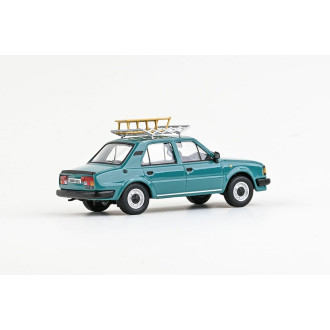 Abrex Škoda 120L (1984) se zahrádkou, Tyrkysová Světlá 1:43