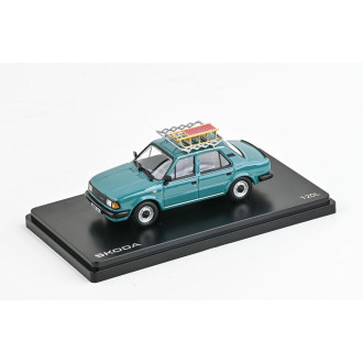 Abrex Škoda 120L (1984) se zahrádkou, Tyrkysová Světlá 1:43
