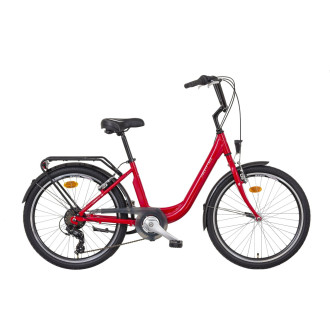 Městské kolo LIBERTY Rue 6spd 24" 2026 červené
