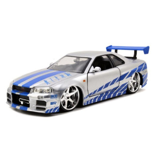 Jada Rychle a zběsile auto 2002 Nissan Skyline GTR-R R34 1:24