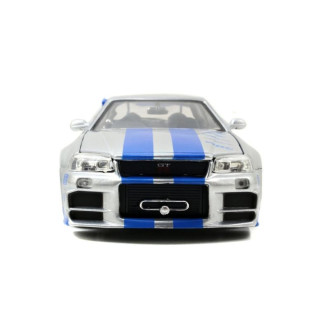 Jada Rychle a zběsile auto 2002 Nissan Skyline GTR-R R34 1:24