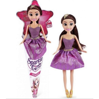 Zuru Sparkle Girlz, Princezna s fialovými šaty kornoutu