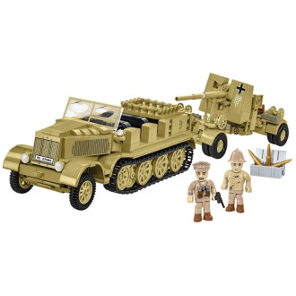Cobi 3143 II WW Sd. Kfz. 8 táhnoucí 8,8 cm Flak 36, 1:35, 975 k, 2 f