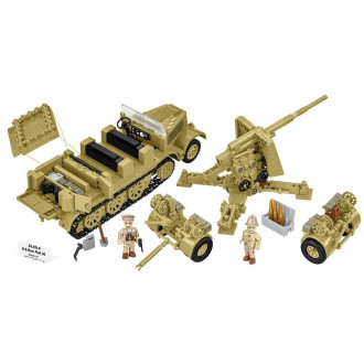 Cobi 3143 II WW Sd. Kfz. 8 táhnoucí 8,8 cm Flak 36, 1:35, 975 k, 2 f