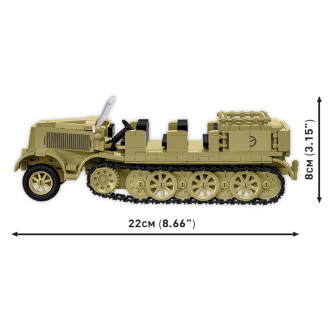 Cobi 3143 II WW Sd. Kfz. 8 táhnoucí 8,8 cm Flak 36, 1:35, 975 k, 2 f