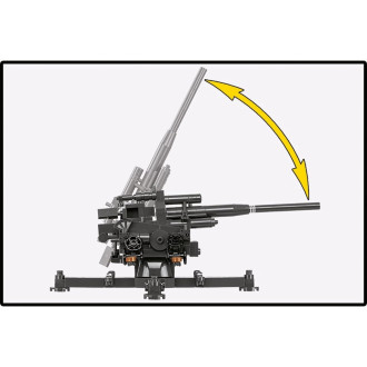 Cobi 3142 II WW 10,5 cm Flak 39, 1:35, 339 k, 2 f