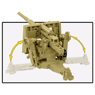 Cobi 3141 II WW 8,8 cm Flak 18, 1:35, 232 k, 1 f