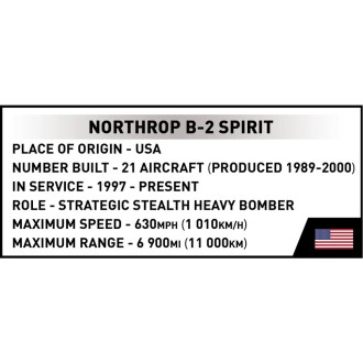 Cobi 5916 Northrop B-2 Spirit, 1:100, 1109 k