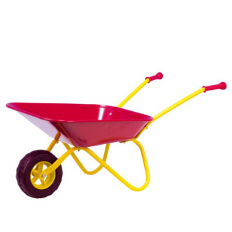 Dětské plechové kolečko 78 cm Yupee, červené