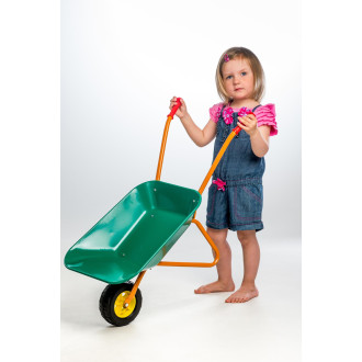 Dětské plechové kolečko 78 cm Yupee, zelené