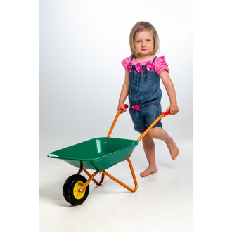 Dětské plechové kolečko 78 cm Yupee, zelené