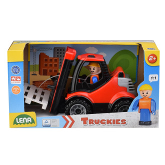 Lena Truckies Vysokozdvižný vozík s paletou, 25cm