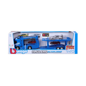 Bburago kamion Volvo FH16 w a Porsche 911 GT2 RS 1:43