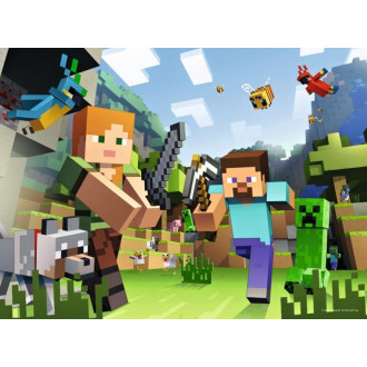 Ravensburger Puzzle Minecraft 100 XL dílků