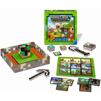 Minecraft - Builders & Biomes Junior, desková hra