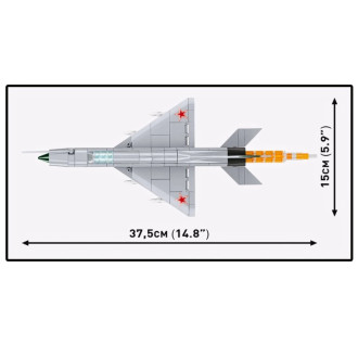 Cobi 5918 MIG-21 MF (Polsko / SSSR), 1:48, 381 kostek